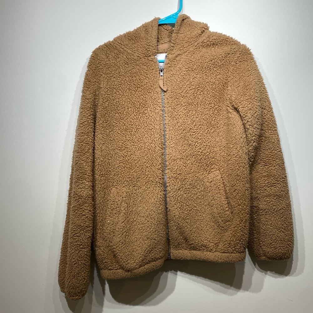Cozy softest Sherpa full zip jacket